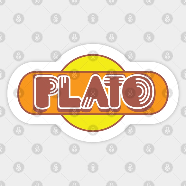 Plato - Ancient Greek Philosopher History Sticker by Yesteeyear